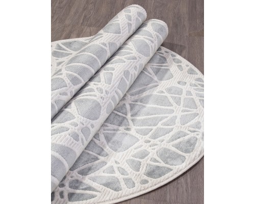Ковер Merinos Miranda D967 blue-cream Овал Ковер Merinos Miranda D967 blue-cream Овал