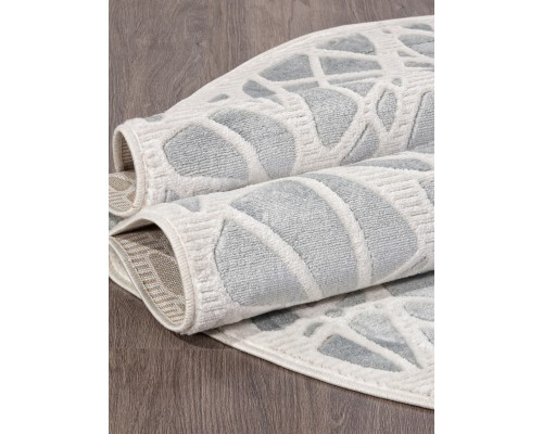 Ковер Merinos Miranda D967 blue-cream Овал Ковер Merinos Miranda D967 blue-cream Овал