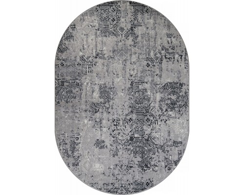 Ковер Merinos Palermo F281 dark gray Овал