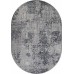 Ковер Merinos Palermo F281 dark gray Овал
