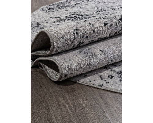 Ковер Merinos Palermo F281 dark gray Овал