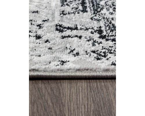 Ковер Merinos Palermo F281 dark gray Овал