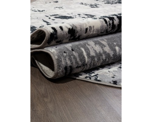 Ковер Merinos Palermo F284 dark gray Овал Ковер Merinos Palermo F284 dark gray Овал
