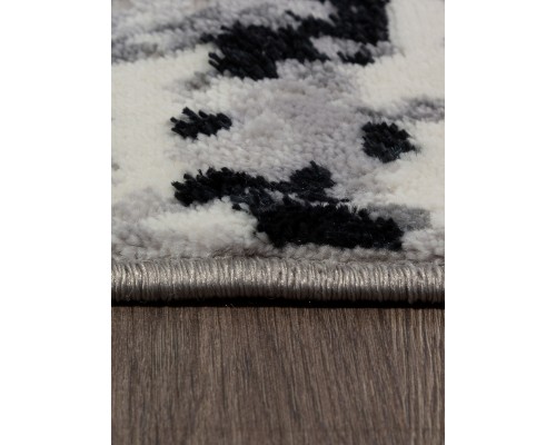 Ковер Merinos Palermo F284 dark gray Овал Ковер Merinos Palermo F284 dark gray Овал