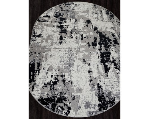 Ковер Merinos Palermo F285 dark gray Овал