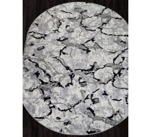 Ковер Merinos Palermo F289 dark gray Овал