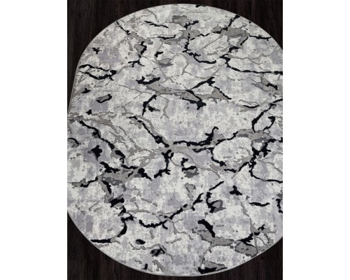Ковер Merinos Palermo F289 dark gray Овал