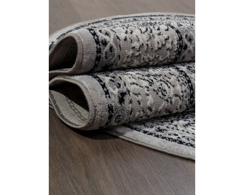 Ковер Merinos Palermo F294 dark gray Овал Ковер Merinos Palermo F294 dark gray Овал