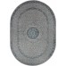 Ковер Merinos Palermo F294 gray Овал