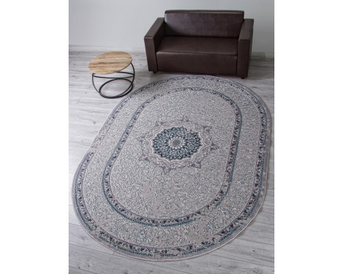 Ковер Merinos Palermo F294 gray Овал
