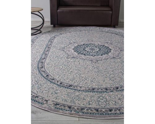 Ковер Merinos Palermo F294 gray Овал