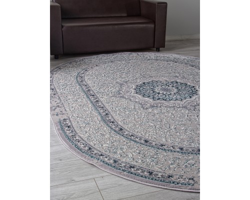 Ковер Merinos Palermo F294 gray Овал