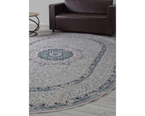 Ковер Merinos Palermo F294 gray Овал