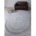 Ковер Merinos Palermo F294 gray Овал