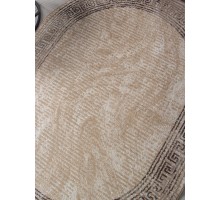 Ковер Aidin Carpet Praga 06022A toz gri/brown Овал