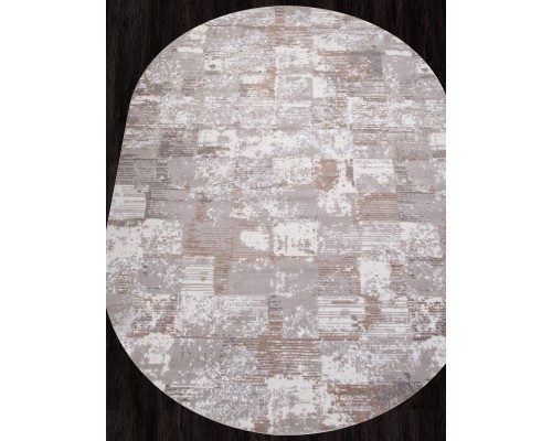 Ковер Merinos Richi 8673 gray Овал