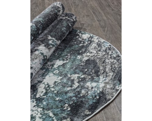 Ковер Artemis Safari 02463H blue/grey Овал