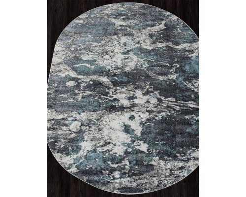 Ковер Artemis Safari 02463H blue/grey Овал
