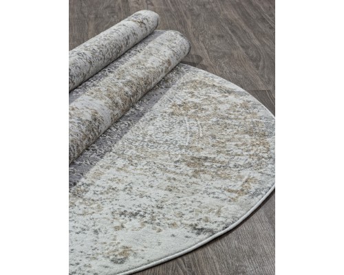 Ковер Artemis Safari 02475H dk.beige/grey Овал