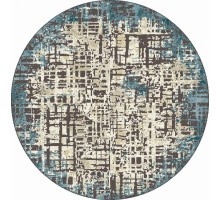 Ковер Merinos Serenity D730 blue Круг