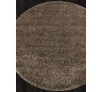 Ковер Merinos Shaggy Trend L001 dark brown Круг