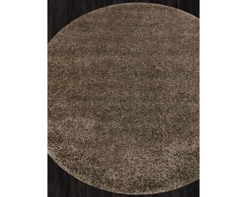Ковер Merinos Shaggy Trend L001 dark brown Круг Ковер Merinos Shaggy Trend L001 dark brown Круг