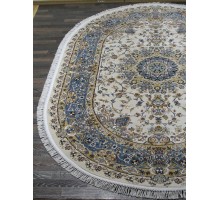 Ковер Merinos Shahreza d206 cream-blue Овал