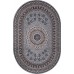 Ковер Merinos Sierra D504 blue-brown 2 Овал