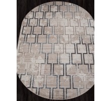 Ковер Merinos Sierra F353 beige-blue Овал