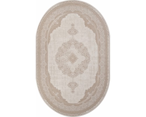 Ковер Roza Siesta M029A white/light beige Овал