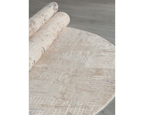 Ковер Roza Siesta M043A bone/gray Овал