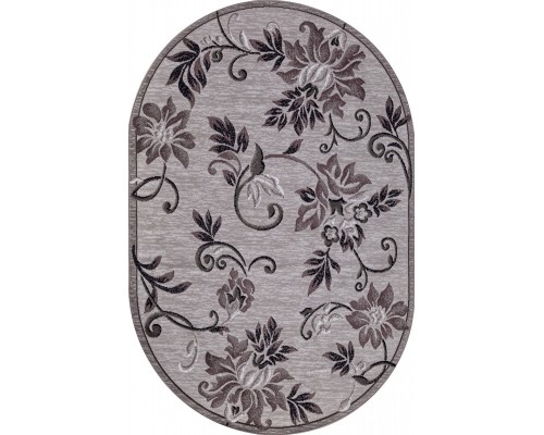 Ковер Merinos Silver d353 gray Овал