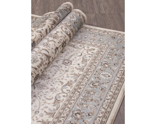 Ковер Merinos Valencia Deluxe F014 cream-l.blue Ковер Merinos Valencia Deluxe F014 cream-l.blue