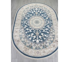 Ковер Arda Zarina A050B d.blue/cream Овал