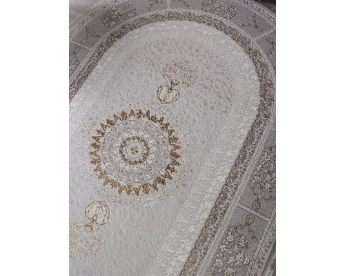 Ковер Arda Zarina A053B light grey shrink/light grey shrink Овал