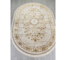 Ковер Arda Zarina A123B cream/gold fdy Овал