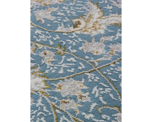 Ковер Arda Zarina M101B blue shirink/blue shirink Овал