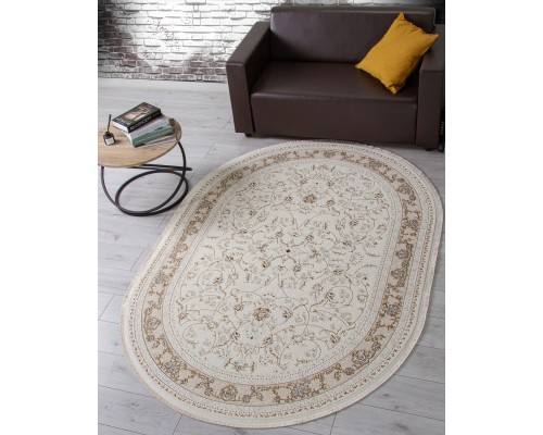 Ковер Arda Zarina M101B cream/cream Овал