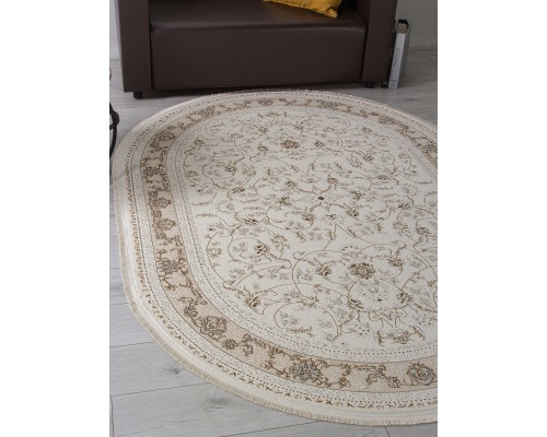Ковер Arda Zarina M101B cream/cream Овал