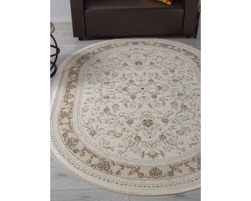 Ковер Arda Zarina M101B cream/cream Овал