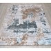 Ковер турецкий с ворсом 1-7мм. D009A_CREAMSHIRINK-BLUEFDY
