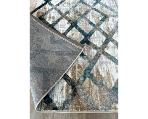 Ковер турецкий с ворсом 1-7мм. K551B_CREAMSHIRINK-BLUEFDY Ковер турецкий с ворсом 1-7мм. K551B_CREAMSHIRINK-BLUEFDY