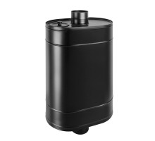 Бак BLACK на трубе 80л д.115 (Овальный) (AISI 439)