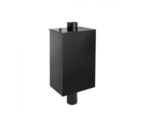 Бак BLACK на трубе 80л д.120 (Прямоуг) (AISI 439) диаметр дымохода: 120 мм