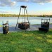 Чугунная Костровая чаша Фантастик O 700 Антик (чаша + подставка антик + крышка)