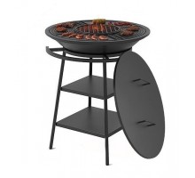 Чугунный FANTASTIC GRILL Везувий O 700 (чаша+подставка+плита Gurman O700+крышка)