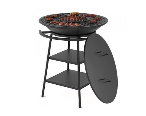 Чугунный FANTASTIC GRILL Везувий O 700 (чаша+подставка+плита Gurman O700+крышка)