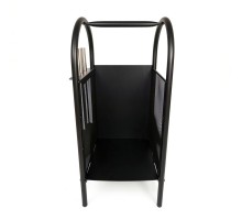 Дровница EVEREST H100-B-B черный (353281см)