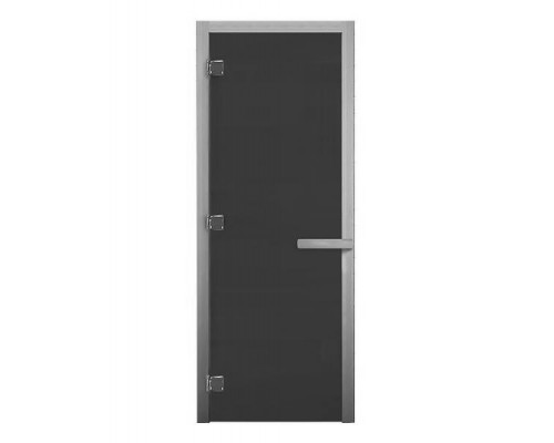 Дверь стекло Бронза 180х70 (8мм, 3 петли 716 GB) (ХВОЯ)