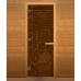 Дверь стеклянная Бронза Матовая МИШКА